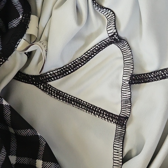 Cato Black and White Window Pane Plaid Leggings - Picture 8 of 14